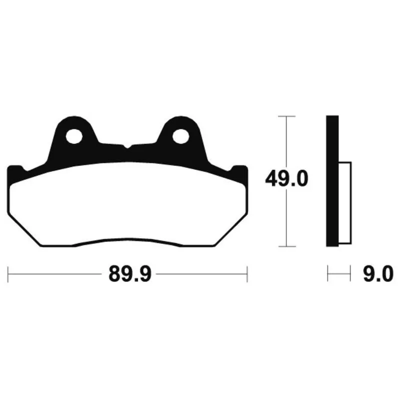 Plaquettes de frein avant HONDA CBX 1000 1978-1982