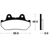 Plaquettes de frein avant HONDA CBX 1000 1978-1982 Plaquettes de frein avant HONDA CBX 1000 1978-1982