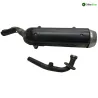 Ligne d'echappement YAMAHA YPR 125 2006-2009 XMAX Ligne d'echappement YAMAHA YPR 125 2006-2009 XMAX