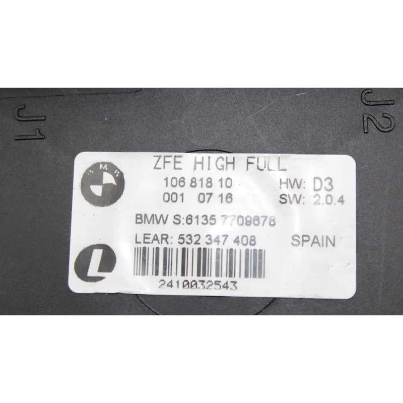 Relais boitier electrique BMW K 1200 GT 2006 - 2008