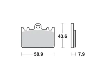Plaquettes de frein avant KAWASAKI ZXR 400 1991-1999