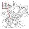 Cache carenage sous selle gauche YAMAHA FZS 600 2002-2003 FAZER Cache carenage sous selle gauche YAMAHA FZS 600 2002-2003 FAZER