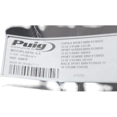 Bulle PUIG R 1250 GS 2019 - 2024