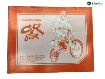 Manuel d'utilisation HONDA CR 80 R 1995