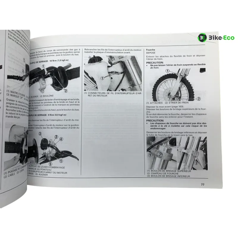 Manuel d'utilisation HONDA CR 80 R 1996-2002