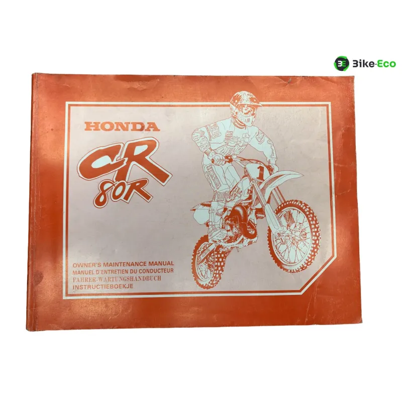 Manuel d'utilisation HONDA CR 80 R 1995