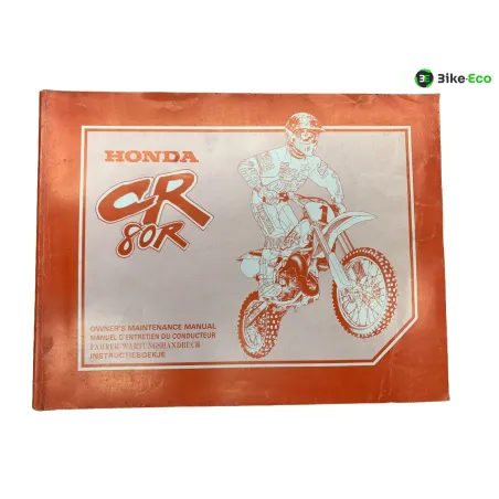 Manuel d'utilisation HONDA CR 80 R 1995