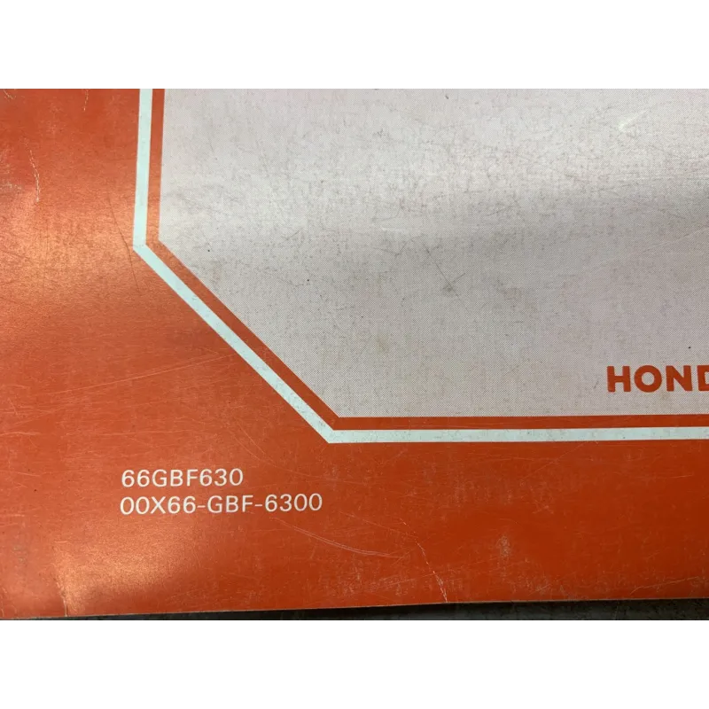Manuel d'utilisation HONDA CR 80 R 1995