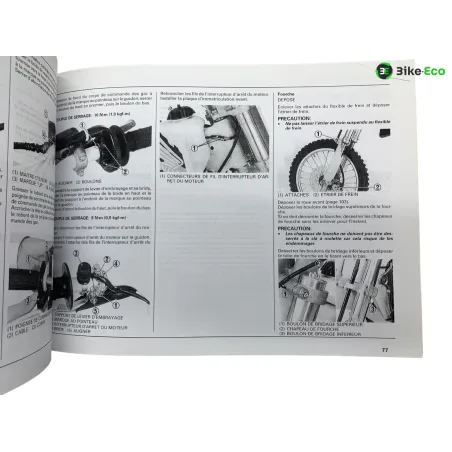 Manuel d'utilisation HONDA CR 80 R 1996-2002