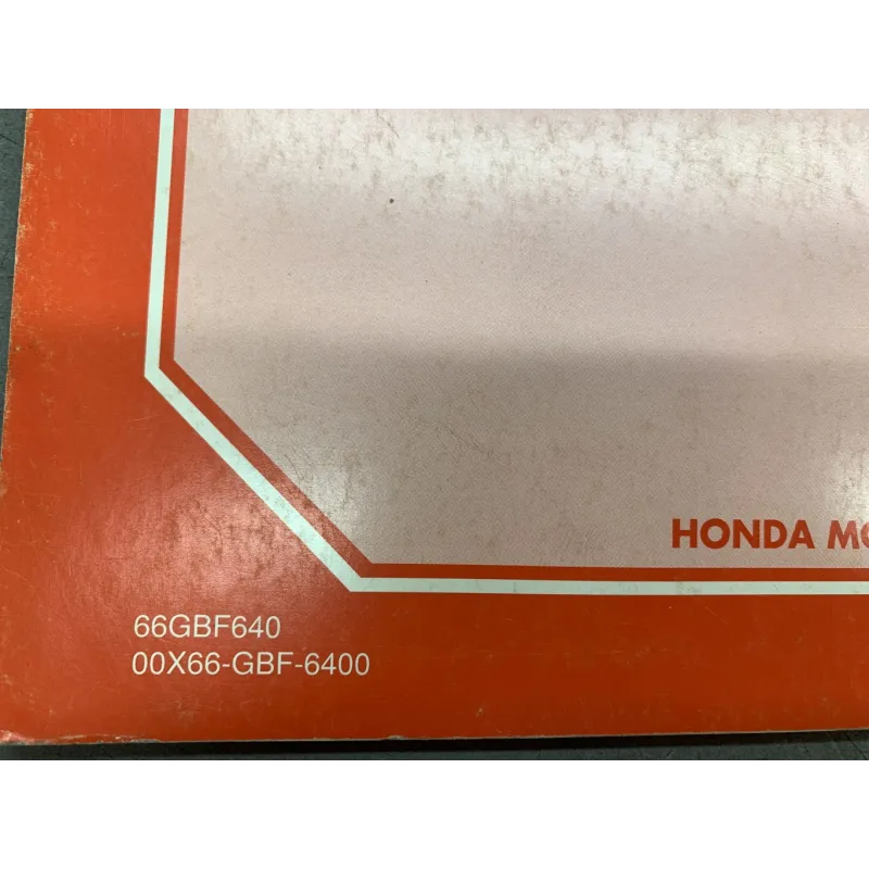 Manuel d'utilisation HONDA CR 80 R 1996-2002