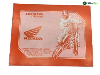 Manuel d'utilisation HONDA CR 80 R 1985-1991