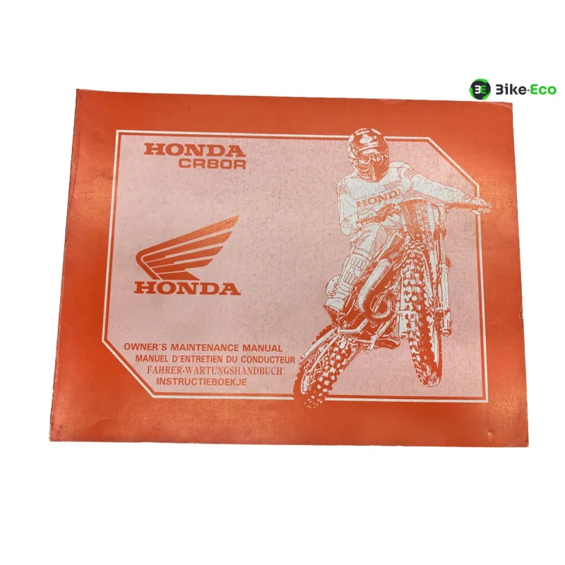 Manuel d'utilisation HONDA CR 80 R 1985-1991