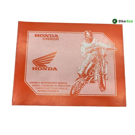 Manuel d'utilisation HONDA CR 80 R 1985-1991