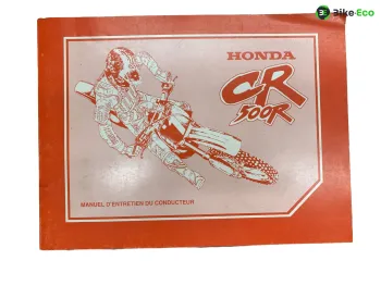 Manuel d'utilisation HONDA CR 500 R 1992-2001