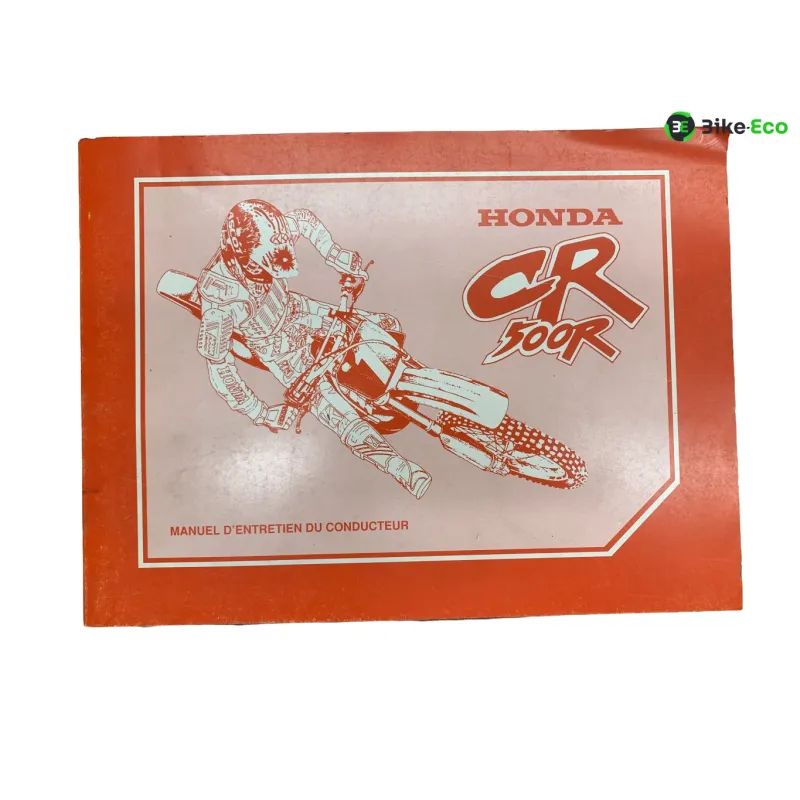 Manuel d'utilisation HONDA CR 500 R 1992-2001