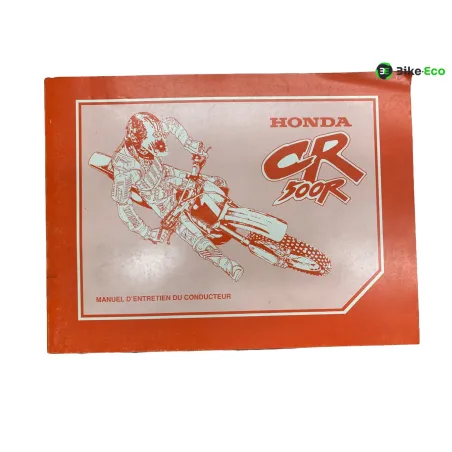 Manuel d'utilisation HONDA CR 500 R 1992-2001