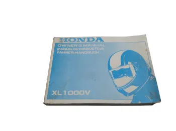 Manuel d'utilisation HONDA XLV 1000 VARADERO 1999 - 2002