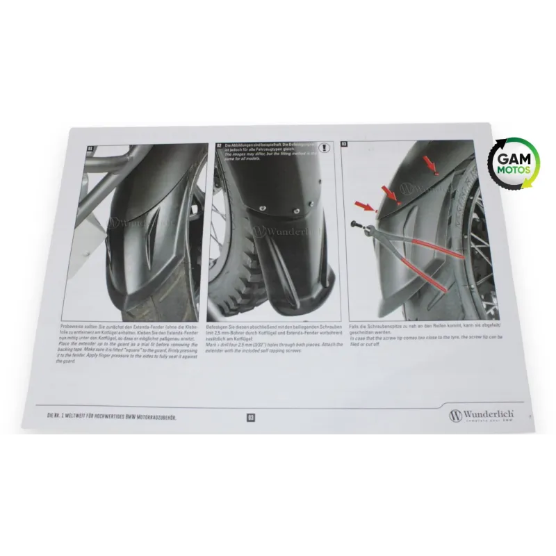 Bavette avant BMW R 1200 RT 2014 - 2018