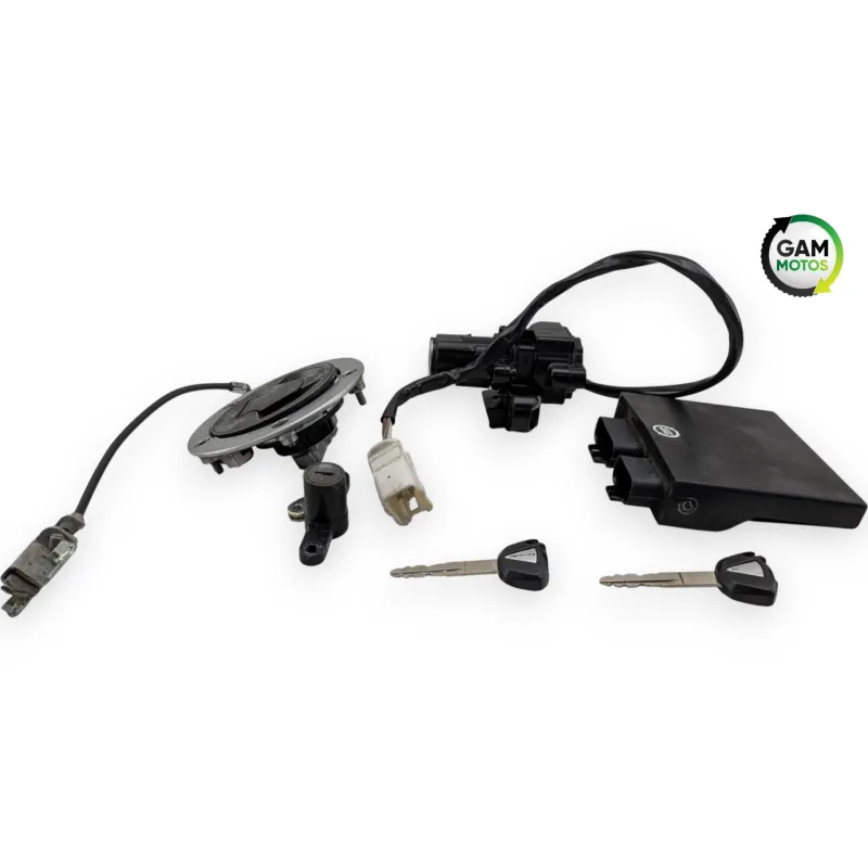 Jeu de serrure contacteur a cle code KAWASAKI ER6 650 N 2012 - 2016
