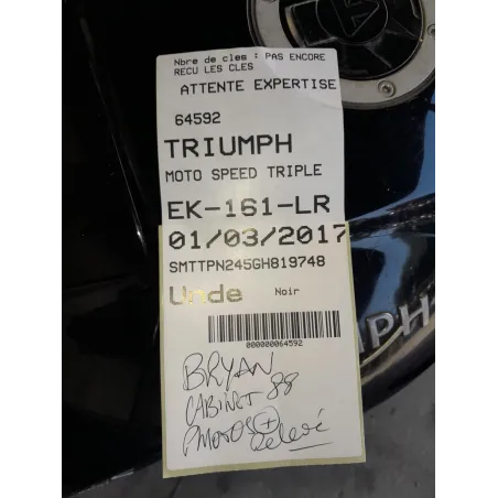 TRIUMPH SPEED TRIPLE 1050