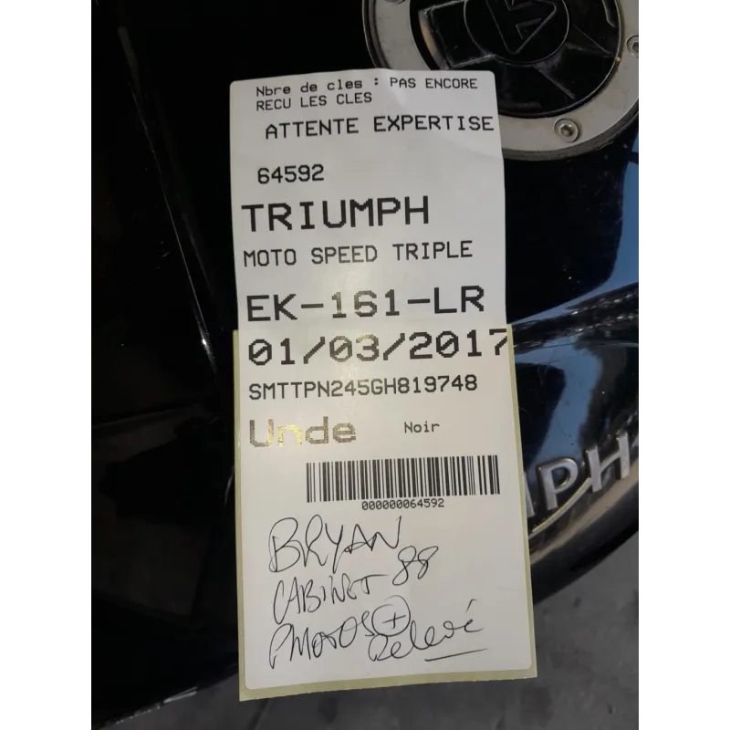 TRIUMPH SPEED TRIPLE 1050