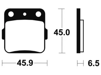 Plaquettes de frein avant HONDA CR 85 R 2003-2007