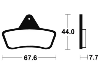 Plaquettes de frein avant ARCTIC CAT DVX 400 2004-2008