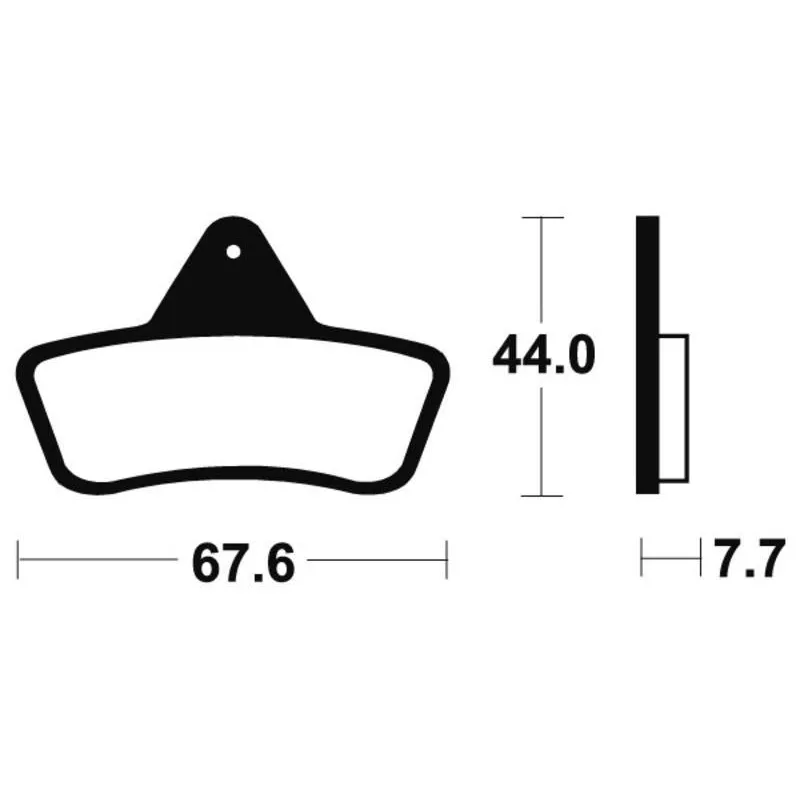 Plaquettes de frein avant ARCTIC CAT DVX 400 2004-2008