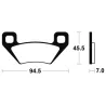 Plaquettes de frein avant ARCTIC CAT H1 650 2005-2011