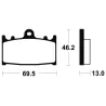 Plaquettes de frein arriere SUZUKI VL 1500 1998-2003 INTRUDER Plaquettes de frein arriere SUZUKI VL 1500 1998-2003 INTRUDER
