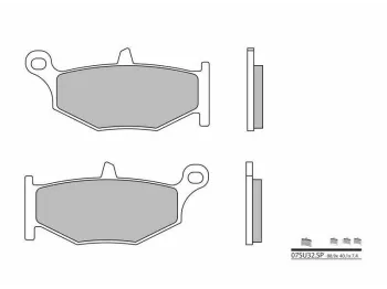 Plaquettes de frein arriere SUZUKI DL 1000 2014-2016 VSTROM