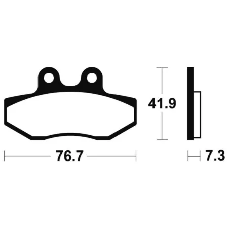 Plaquettes de frein avant APRILIA SX 50 2011-2017