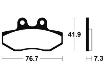 Plaquettes de frein avant APRILIA SX 50 2011-2017