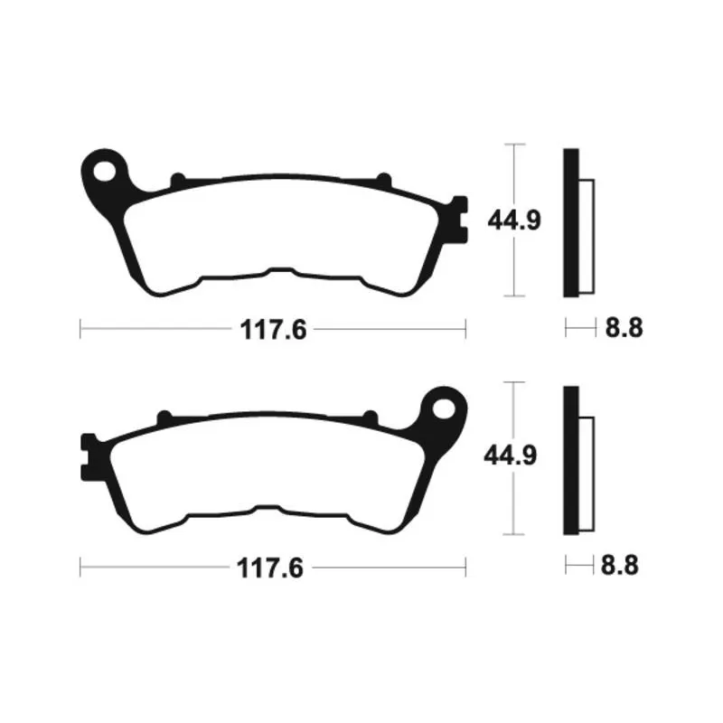 Plaquettes de frein avant HONDA NSS 300 2013-2017 FORZA