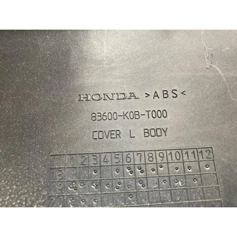 Cache carenage coque arriere gauche HONDA NSS 125 2019-2020 FORZA