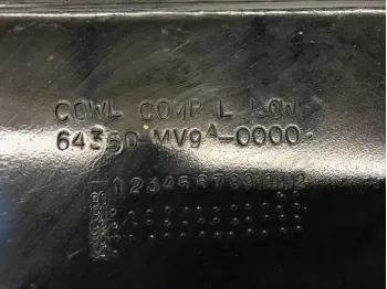 Cache flanc de carenage gauche HONDA CBR 600 F 1991-1994