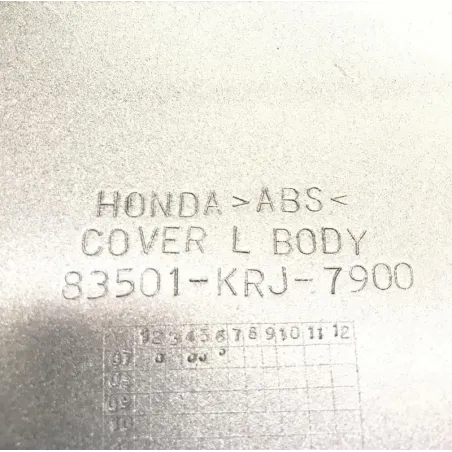 Cache carenage coque arriere gauche HONDA FES 125 2007-2013 S-WING