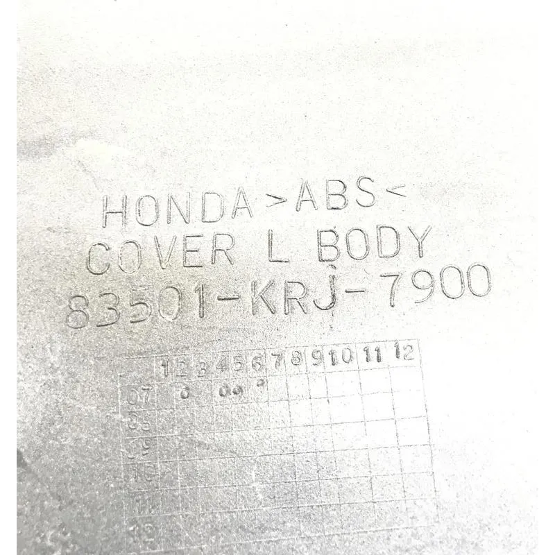 Cache carenage coque arriere gauche HONDA FES 125 2007-2013 S-WING