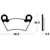 Plaquettes de frein avant POLARIS RANGER 500 2008-2009 2X4 Plaquettes de frein avant POLARIS RANGER 500 2008-2009 2X4