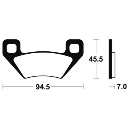 Plaquettes de frein avant ARCTIC CAT H1 650 2005-2011