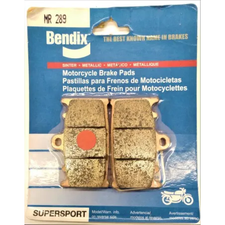 Plaquettes de frein arriere SUZUKI VL 1500 1998-2003 INTRUDER
