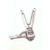 Platine arriere gauche HYOSUNG GT 650 2004-2006 Platine arriere gauche HYOSUNG GT 650 2004-2006