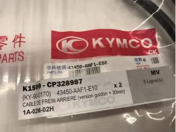Cable de frein arriere KYMCO AGILITY 50 2019-2021 CARRY 4T