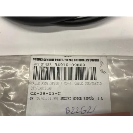 Cable compteur SUZUKI AH 50 1992-1995 ADDRESS