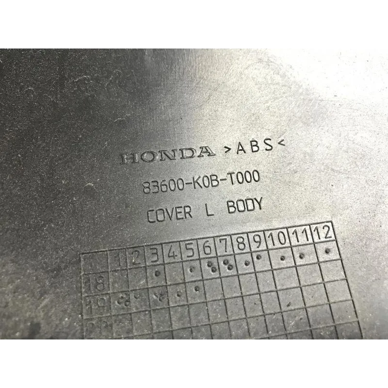 Cache carenage coque arriere gauche HONDA NSS 300 2018-2020 FORZA
