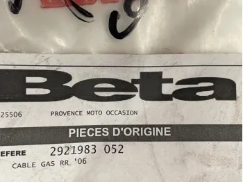 Cable d'accelerateur BETA RR 50 2005-2011 MOTARD