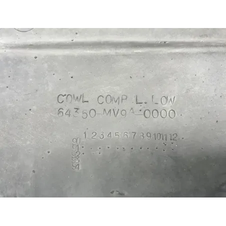 Cache flanc de carenage gauche HONDA CBR 600 F 1991-1994