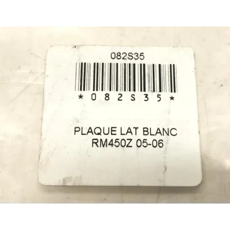 Cache carenage sous selle droit gauche SUZUKI RMZ 450 2005-2006