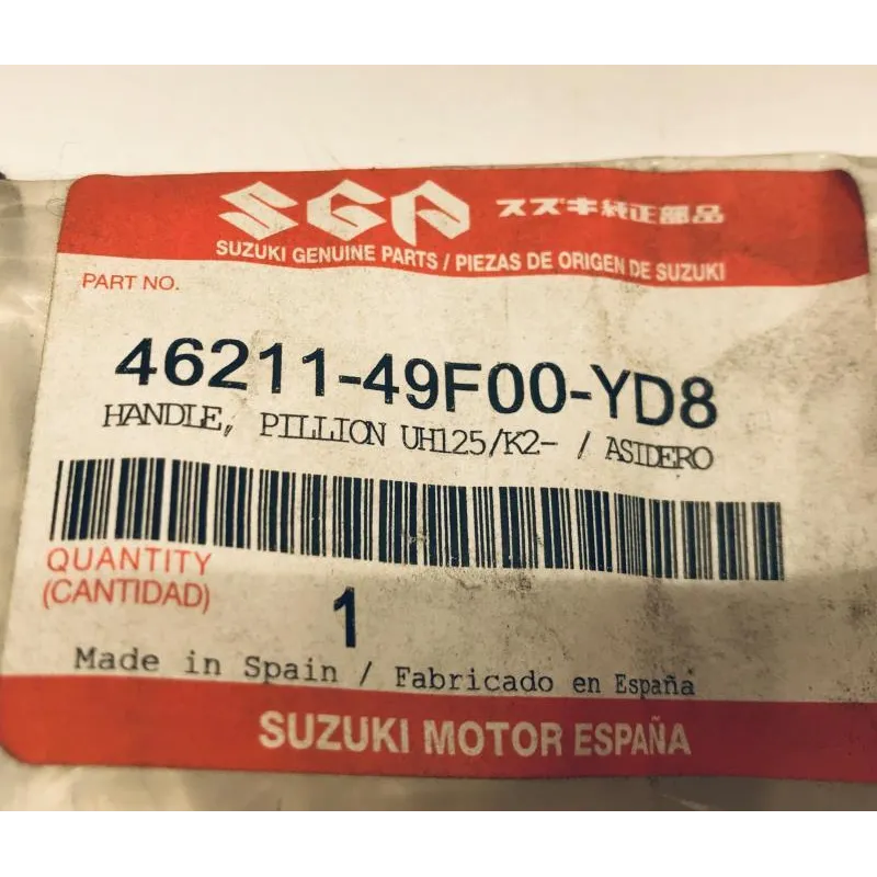 Poignee arriere droite SUZUKI UH 125 2002-2006 BURGMAN
