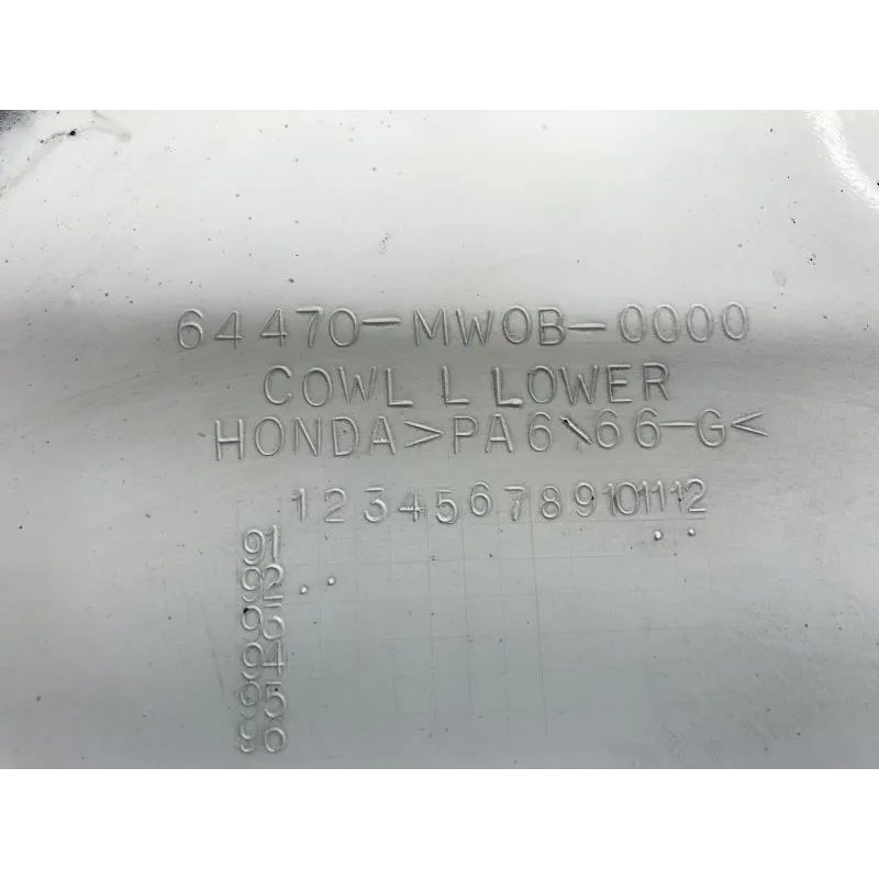 Demi sabot gauche HONDA CBR 900 RR 1998-1999 FIREBLADE